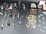 de nombreux objets différents posés sur une table