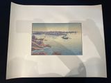 a picture of a picture of a boat in the water