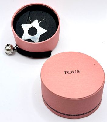 Chaîne en métal argenté et son pendentif étoile en argent - …