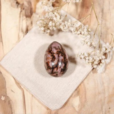 Lot de 23 Oeufs de Yoni en Rhodonite (Moyen, Sans) - vendus …