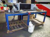 an image of a workbench in a garage