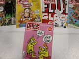 a lot of comics that are on the table