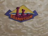 a picture of a picture of a logo on a wall