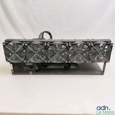 a close up of a computer cooling unit on a white background