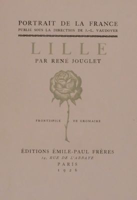 the front cover of a book with an image of a rose on it