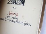 a picture of a book with a picture of jesus on it
