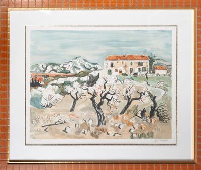YVES BRAYER (1907-1990), « Paysage de Provence », Lithograph…