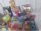 a pile of children ' s toys and toys on a table