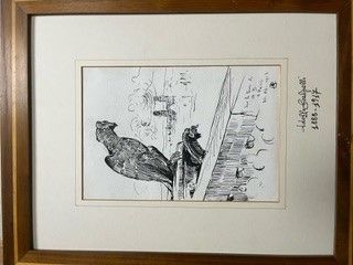 Adolfo SCALPELLI (1888-1917) La gargouille de Notre Dame reg…
