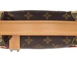 louis vuitton monogram canvas and leather cross body bag