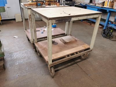 an image of a workbench in a workshop