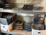 a shelf with many different types of tools on it