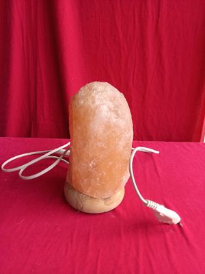 an image of a himalayan rock lamp with a cord plugged into it