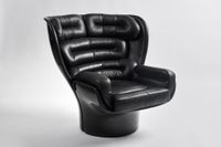Joe COLOMBO (1930 - 1971). Fauteuil « Elda » à coque pivotan… (photo 2)