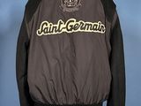 the back of a black jacket that says saint germain on it