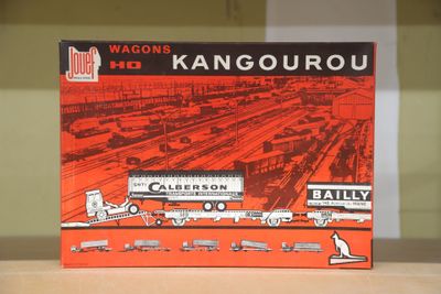 a picture of a box with a picture of a train on it