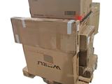 boxes stacked on top of each other on a pallet