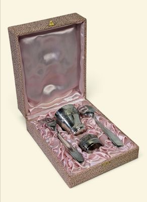 a box that has a set of silverware in it