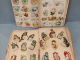 an open book with pictures of children on it