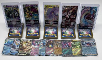 jeu de cartes à collectionner pokemon avec toutes les cartes dans la boîte