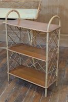 Bureau plat type "pupitre" en vannerie de rotin, (x1) tiroir… (photo 2)