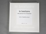 a picture of a sign on the wall that says le bestiaire