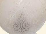 a lamp that is sitting on top of a table