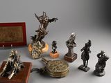 a lot of different items that are sitting on a table