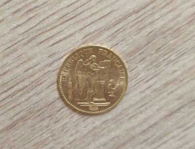 1 pièce de 20F OR Génie 1895 A