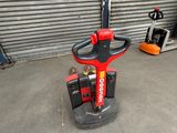 an image of a forklift in a garage
