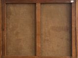 a picture of an old window with a screen in it