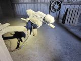 a small machine that is sitting inside of a building