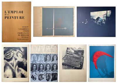 many different pictures of people on the pages of a book