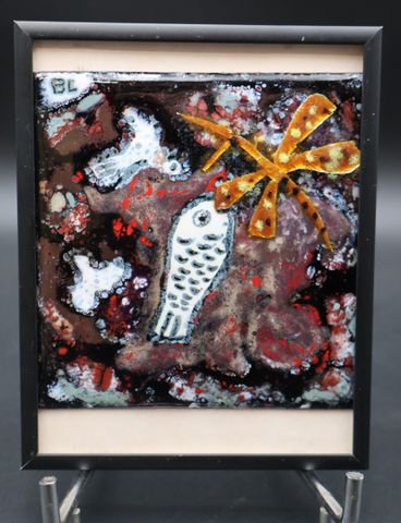 Bernard LACHANIETTE « Poisson, oiseau et papillon ». Email sur cu...