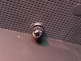 a close up of a bathroom sink with a metal faucet