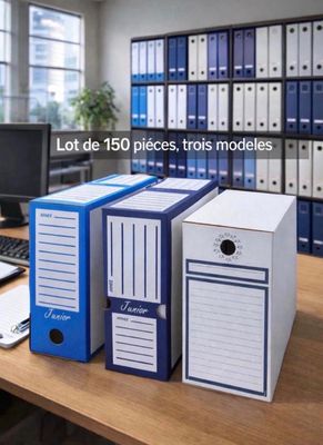 a desk with a lot of office supplies on it