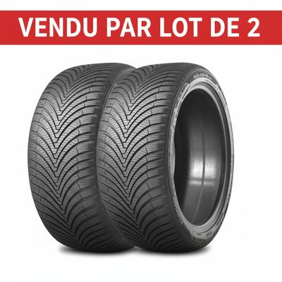 une image représentant deux pneus sur fond blanc, accompagnée de la mention « vendu par lot de 2 »