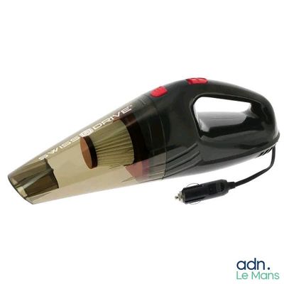 une photo d'un aspirateur de voiture avec un cordon d'alimentation