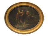 une image d'un tableau représentant un homme à cheval