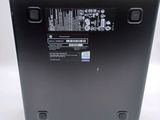the back of a laptop with a black back panel and a white back panel