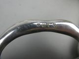 an image of a close up of a metal handle on a metal object