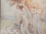 une image d'un tableau accroché au mur d'une pièce