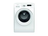 a white washer sitting on top of a dryer next to a white wall