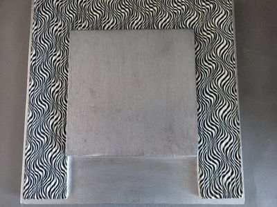 Bernard BÉRAUD (1949), Optic Art, Carré Argent, technique mi…