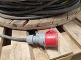 a light that is on top of a wooden pallet