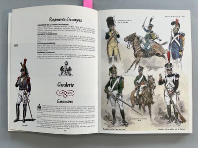 une photo d'un livre sur lequel figure une image de soldats