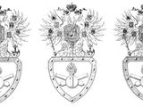 sketches of the coat of arms of the knights of england