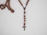 a rosary with a cross and a cross on it