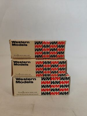 Western Models : 3 miniatures en boîte d'origine, Made In En…