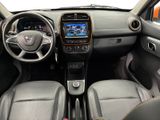 the interior of a small car with a steering wheel and dashboard